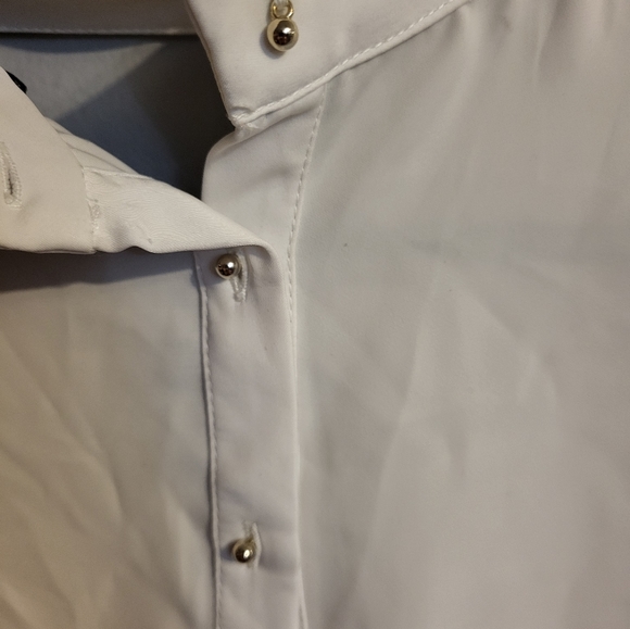 Zara long sleeves white blouse / Blouse blanche Zara manche longue - Picture 3 of 8